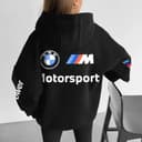 BMW Motorsport Vintage Car Logo Hoodie - Estilo Y2K para Hombre y Mujer 2 small thumbnail