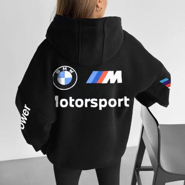 BMW Motorsport Vintage Car Logo Hoodie - Estilo Y2K para Hombre y Mujer – image 2, Bmw Tee, Bmw M Series Tee, Bmw M Series Merch, Bmw M Series Shirt, Bmw M Series Sweatshirt, Bmw M Series Hoodie, Bmw M Series Clothes