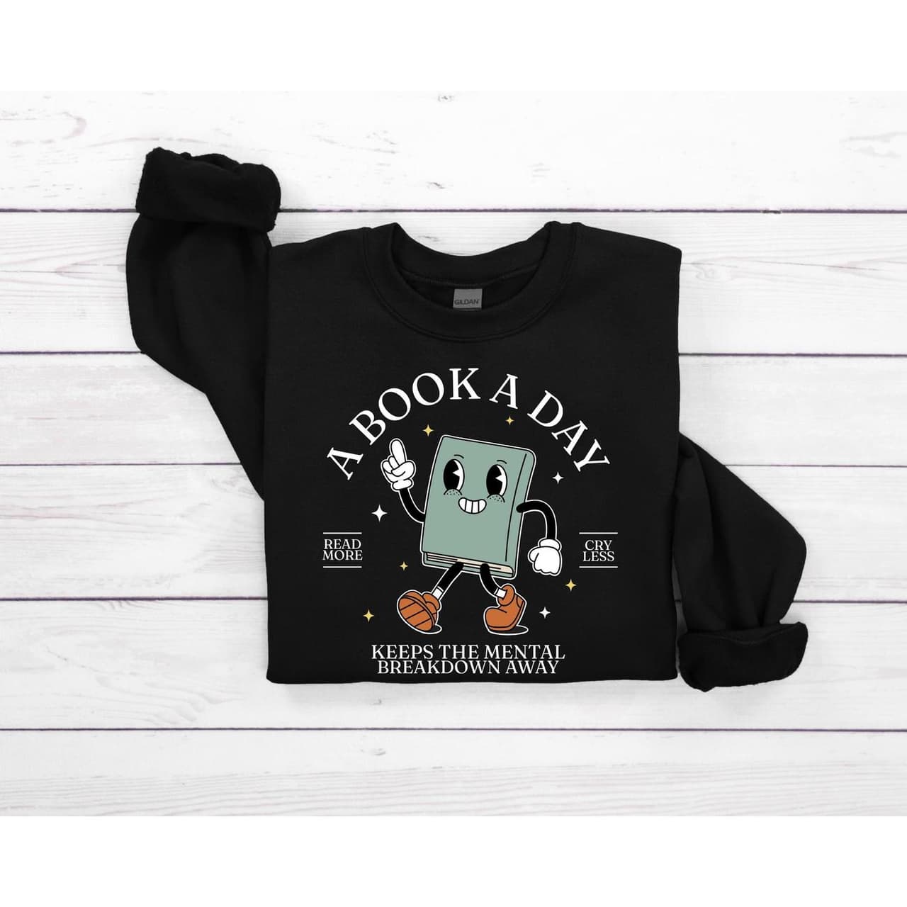 Book Lover Gift: Book A Day Keeps Mental Breakdown Away, Reading – image 2, Book A Day Keeps Mental Breakdown Away Tee, Book A Day Keeps Mental Breakdown Away Merch, Book A Day Keeps Mental Breakdown Away Shirt, Book A Day Keeps Mental Breakdown Away Sweatshirt, Book A Day Keeps Mental Breakdown Away Hoodie, Book A Day Keeps Mental Breakdown Away Clothes