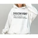 Booktrovert Book Lover Gift: Shirt & Hoodie for Women, Bookworm, Librarian 2 small thumbnail