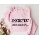 Booktrovert Book Lover Gift: Shirt & Hoodie for Women, Bookworm, Librarian 3 small thumbnail
