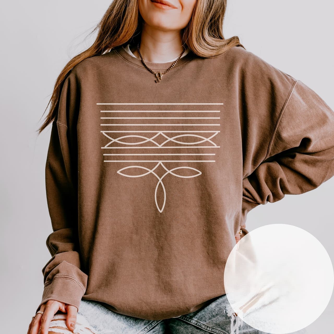 Boot Stitch Design Sweatshirt, Country Western Pullover Music Festival Shirt, Cowgirl Punchy western Wear – image 1, Boot Stitch Tee, Boot Stitch Shirt, Boot Stitch Sweatshirt, Boot Stitch Hoodie