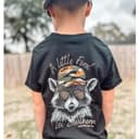Boys 'A Little Feral' Vintage Short Sleeve Shirt - Southern Kiids 1 small thumbnail