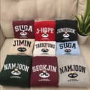 BTS Members & BT21 Kpop Sweatshirt - Fan Gifts 1 small thumbnail