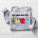 Sudadera 'Busy Doing Mom Stuff', Camiseta Mamá Divertida, Cuello Redondo Perro – Hoodie Unisex 2 small thumbnail