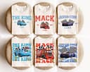 Cars 2-Sided Family Birthday Shirt - Lightning McQueen & Friends 2 small thumbnail