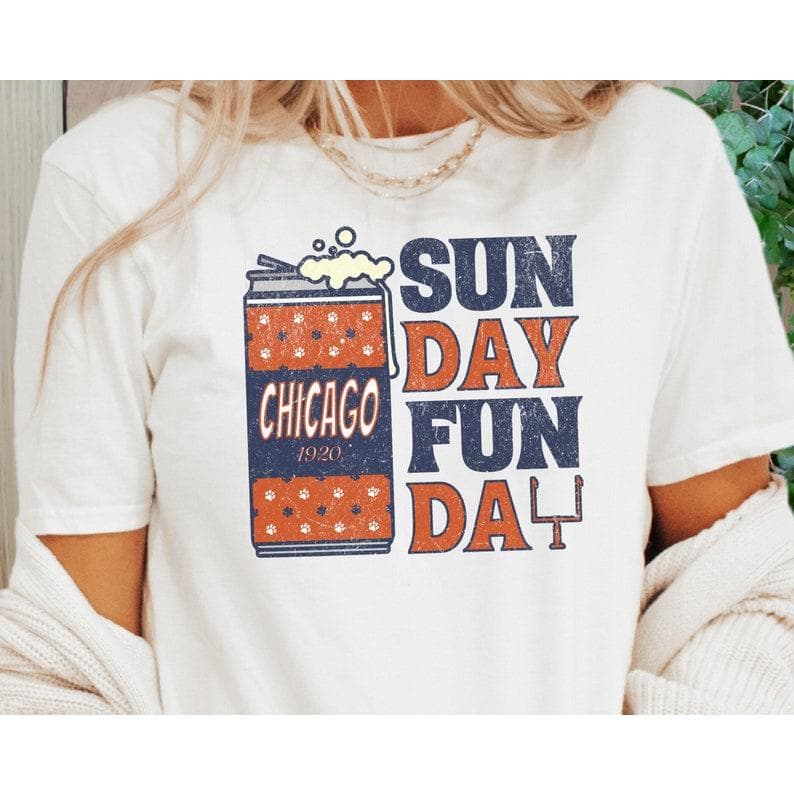 Camiseta Chicago Bear Football | Regalo Vintage para Día de Partido – image 1, Chicago Bears Tee, chicago bears sweatshirts, chicago bears hooded sweatshirt, chicago bears shirt, chicago bears t shirt, chicago bears tee shirts, chicago bears football shirt
