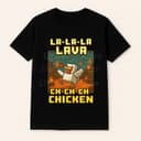 Chicken Jockey T-Shirt, Gift for Game Lover Chicken, Minecraft Quirky Cotton Graphic Sweatshirt or hoodie 3 small thumbnail