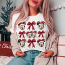 Christmas Mouse Sweatshirt, Merry Christmas Shirt, Cartoon Movie Tee 2 small thumbnail