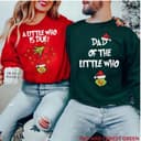 Christmas Pregnancy Reveal Shirt & Sweatshirt for New Parents 1 small thumbnail