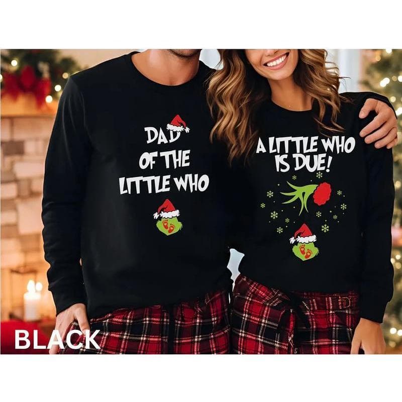 Christmas Pregnancy Reveal Shirt & Sweatshirt for New Parents – image 4, Christmas Pregnancy Reveal Tee, Christmas Pregnancy Reveal Merch, Christmas Pregnancy Reveal Shirt, Christmas Pregnancy Reveal Sweatshirt, Christmas Pregnancy Reveal Hoodie, Christmas Pregnancy Reveal Clothes