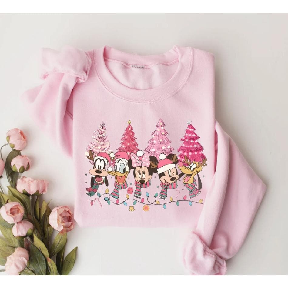 Christmas Sudadera, Cartoon Christmas Family Camiseta, Mickkkey and Minnie Friends Christmas Sudadera, Regalo for Her – image 1, christmas tees, christmas pullover ugly, ugly xmas sweatshirt, ugly sweatshirt christmas, christmas sweatshirt ugly, ugly christmas sweatshirt men, sweatshirt xmas