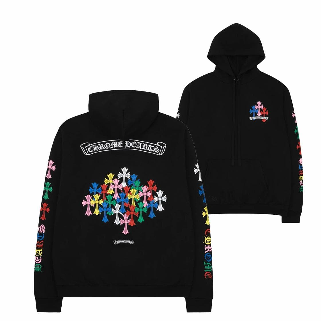 Chrome Hearts Multi Cross Graphic Unisex Hoodie Streetwear Hellstar – image 4, Chrome Hearts Tee, Chrome Hearts Merch, Chrome Hearts Shirt, Chrome Hearts Sweatshirt, Chrome Hearts Hoodie, Chrome Hearts Clothes