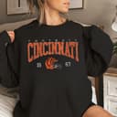 Cincinnati Football Vintage Crewneck Sweatshirt, T-Shirt & Fan Gifts FND21 1 small thumbnail