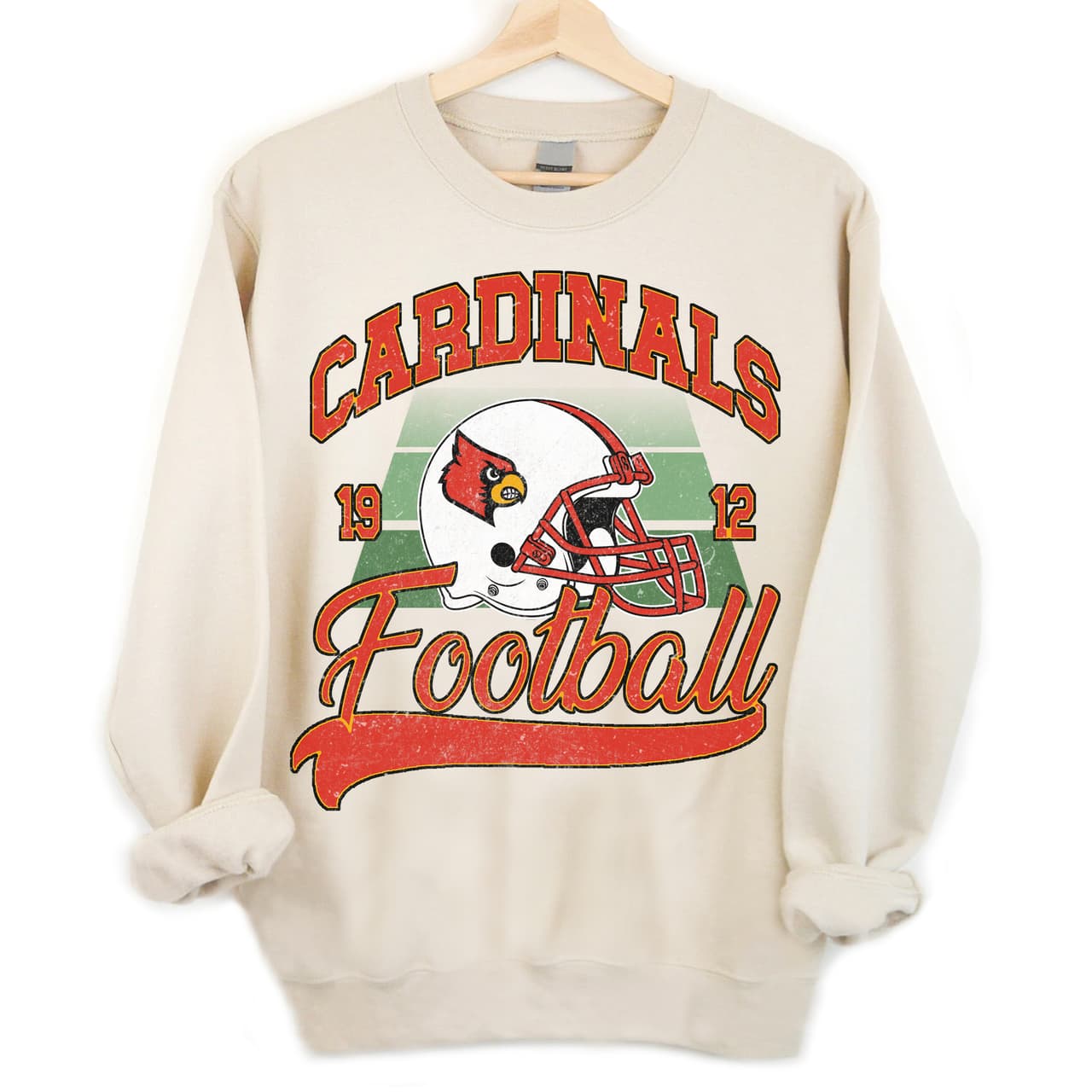 Clásico Louisville Vintage NCAA Football Sudadera - Regalo Unisex de Algodón – image 2, Louisville Cardinals Tee, Louisville Cardinals Merch, Louisville Cardinals Shirt, Louisville Cardinals Sweatshirt, Louisville Cardinals Hoodie, Louisville Cardinals Clothes