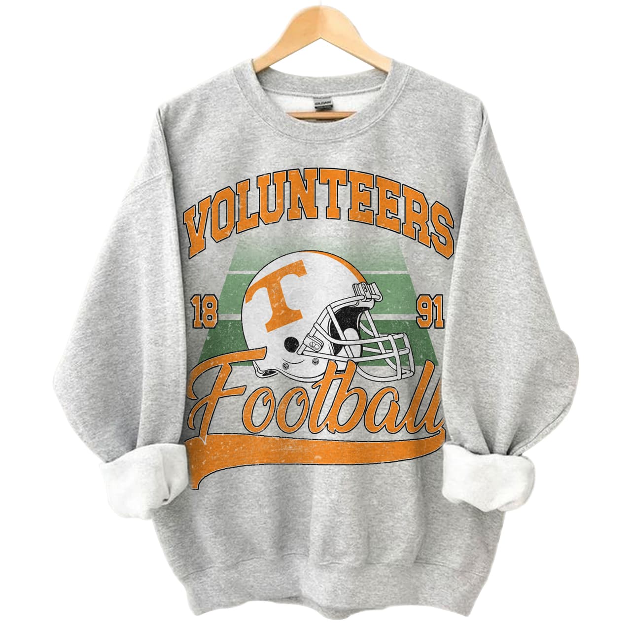 Classic Tennessee Volunteers Vintage NCAA Football Sweatshirt Cotton Unisex – image 1, Tennessee Volunteers Tee, tennessee football shirts, vols shirt, tennessee vols t shirt, tennessee football sweatshirt, tennessee volunteers t shirt, tennessee vols tee shirts