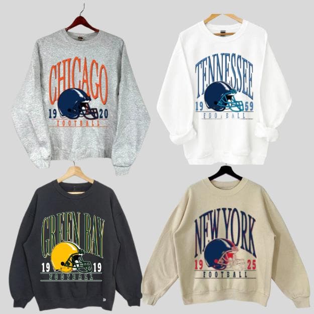 Classic Unisex Retro All Fútbol americano Sudadera, Vintage Sudadera Fútbol americano, Classic Fútbol americano, Gifts For Fútbol americano, , White, , Dark Heather, , – image 2, NFL Tee, San Francisco 49ers Tee, Dallas Cowboys Tee, Detroit Lions Tee, Kansas City Chiefs Tee, Tampa Bay Buccaneers Tee, Arizona Cardinals Tee