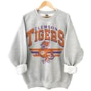 Clemson Tigers Vintage Football NCAA Unisex Sweatshirt - Classic Fan Gift 1 small thumbnail