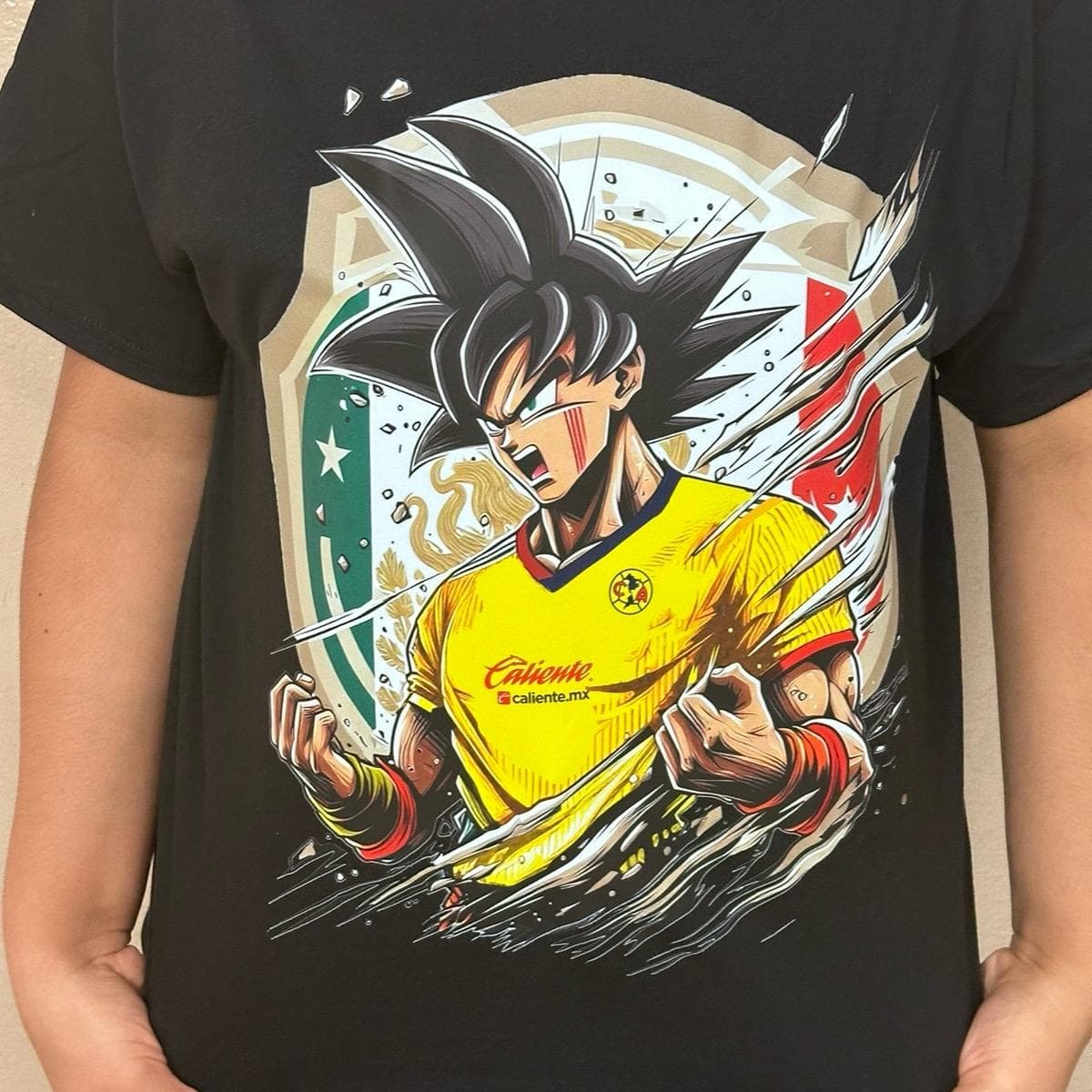 Club América Playera, T-Shirt, Hoodie & Sweatshirt - Comfort Colors – image 1, goku Tee, goku Merch, goku Shirt, goku Sweatshirt, goku Hoodie, goku Clothes