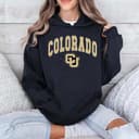 Colorado Buffaloes NCAA Football Camiseta, Sudadera y Suéter con Palabras Grandes 2 small thumbnail