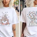 Comfort Colors Disneyland Castle T-Shirt - Happiest Place Matching Tees 4 small thumbnail