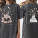 Comfort Colors Disneyland Castle T-Shirt - Happiest Place Matching Tees 3 small thumbnail