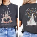 Comfort Colors Disneyland Castle T-Shirt - Happiest Place Matching Tees 2 small thumbnail
