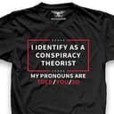 Conspiracy Theorist Identity T-Shirt, Sweatshirt, Hoodie - Comfort Colors 2 small thumbnail