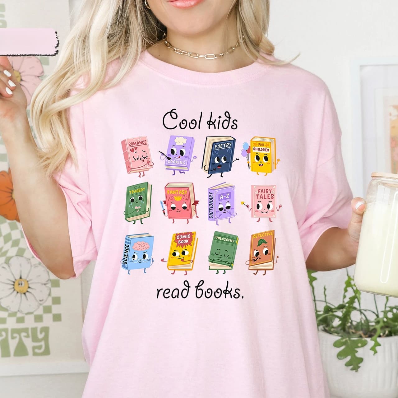 Camiseta Cool Kids Read Books, Bibliotecario, Maestro de Lectura, Regalo – image 3, Cool Kids Read Books Tee, Cool Kids Read Books Merch, Cool Kids Read Books Shirt, Cool Kids Read Books Sweatshirt, Cool Kids Read Books Hoodie, Cool Kids Read Books Clothes