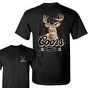 Camiseta Coors Banquet Whitetail Buck | Ropa Retro Vintage para Exteriores 1 small thumbnail