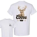 Camiseta Coors Banquet Whitetail Buck | Ropa Retro Vintage para Exteriores 3 small thumbnail