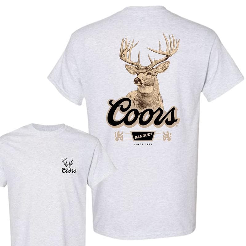 Camiseta Coors Banquet Whitetail Buck | Ropa Retro Vintage para Exteriores – image 3, Coors Tee, Coors Merch, Coors Shirt, Coors Sweatshirt, Coors Hoodie, Coors Clothes