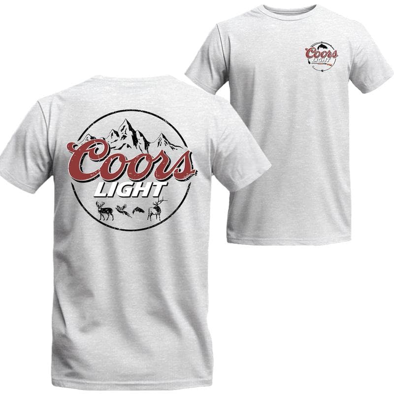 Coors Light Camiseta de Caza – Camiseta Cerveza & Aire Libre Cuello Redondo – image 2, Coors Tee, Coors Merch, Coors Shirt, Coors Sweatshirt, Coors Hoodie, Coors Clothes