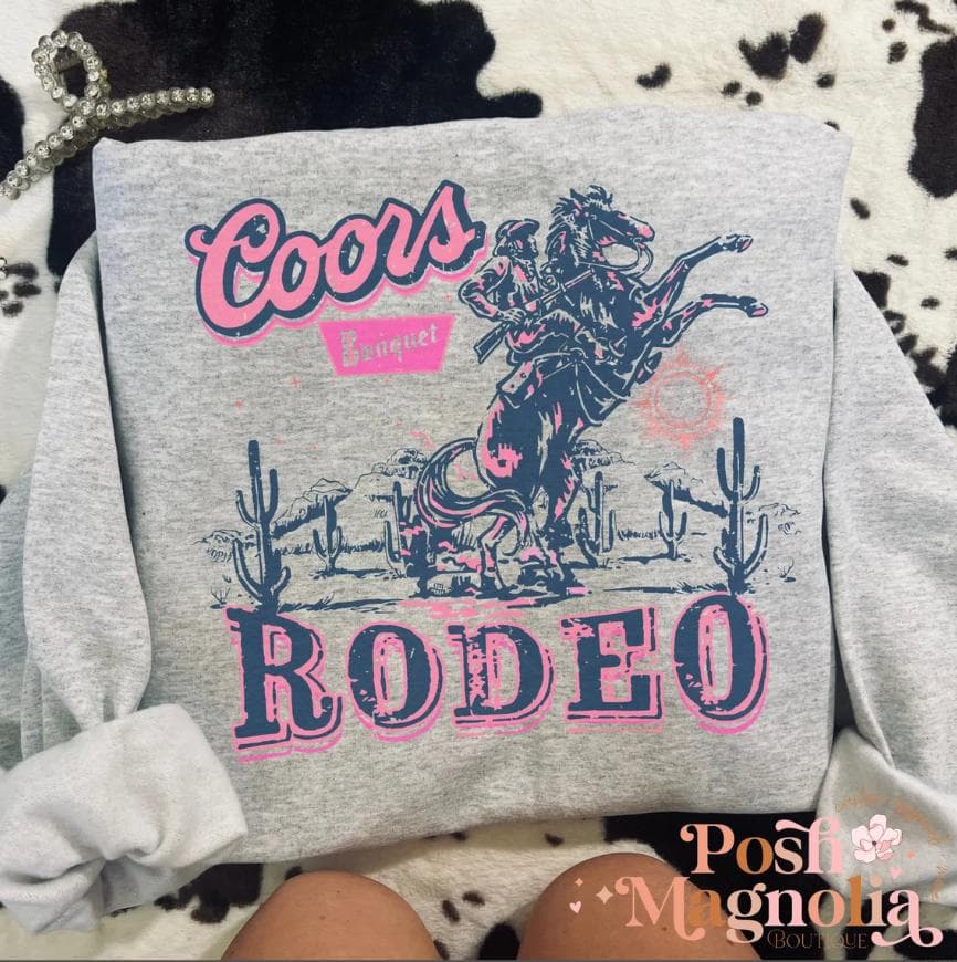 Coors Rodeo Sweatshirt, Western Beer T-Shirt, Western Graphic Hoodie, Y'allternative Tee Shirt, Cowgirl Sweater, Cowboy Hoodie – image 1, Coors Tee, coors banquet shirt, coors light shirt, coors light tee shirt, coors light beer shirt, coors banquet button up shirt, coors shirt