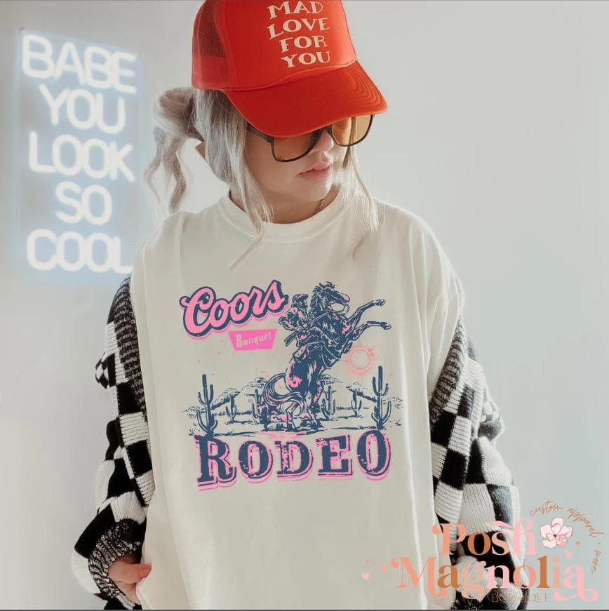Coors Rodeo Sweatshirt, Western Beer T-Shirt, Western Graphic Hoodie, Y'allternative Tee Shirt, Cowgirl Sweater, Cowboy Hoodie – image 3, Coors Tee, coors banquet shirt, coors light shirt, coors light tee shirt, coors light beer shirt, coors banquet button up shirt, coors shirt