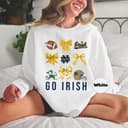 Camiseta Coquette Notre Dame Fighting Irish NCAA Fútbol Retro Regalo 1 small thumbnail