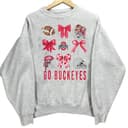 Camiseta Gráfica Coquette Ohio State Buckeyes Football NCAA - Regalo Unisex 1 small thumbnail