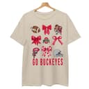 Camiseta Gráfica Coquette Ohio State Buckeyes Football NCAA - Regalo Unisex 3 small thumbnail