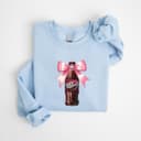 Sudadera Coquette Lazo Rosa Dr. Pepper/Diet Coke, Comfort Colors 4 small thumbnail