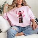 Sudadera Coquette Lazo Rosa Dr. Pepper/Diet Coke, Comfort Colors 2 small thumbnail