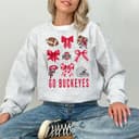 Camiseta Coquette Retro Ohio State Buckeyes NCAA Equipo de Fútbol Regalo 3 small thumbnail