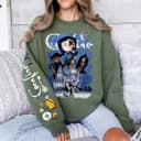 Coraline Best For Coraline Movie Sweatshirt, Vintage Halloween Movie Hoodie Sweatshirt, Hoodie, Comfort Colors 1 small thumbnail