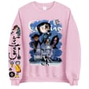 Coraline Best For Coraline Movie Sweatshirt, Vintage Halloween Movie Hoodie Sweatshirt, Hoodie, Comfort Colors 4 small thumbnail