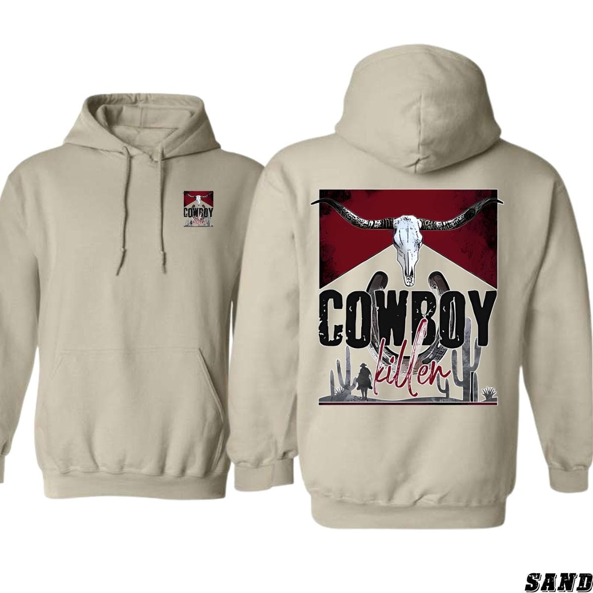 Cowboy Killer Skull Western Hoodie, Sweatshirt - Bold Edgy Comfort Colors – image 3, Cowboy Killer Skull Western Tee, Cowboy Killer Skull Western Merch, Cowboy Killer Skull Western Shirt, Cowboy Killer Skull Western Sweatshirt, Cowboy Killer Skull Western Hoodie, Cowboy Killer Skull Western Clothes