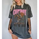 Cowboy Take Me Away, Camiseta Gráfica Country de los 90, Western para Cowgirl 1 small thumbnail