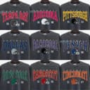CUSTOM All Teams Football Crewneck Sweatshirt - Dark Heather - Unisex Men's Women's Wear, American Football Sweatshirt, Football Lover Gifts 1 small thumbnail