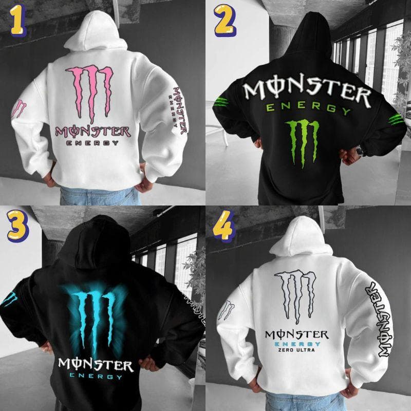 Custom Monster Energy Hoodie, Racing Style Sweatshirt, Casual Unisex T-Shirt Streetwear – image 1, Monster Energy Tee, Monster Energy Shirt, Monster Energy Sweatshirt, Monster Energy Hoodie, racing Tee, racing Shirt, racing Sweatshirt