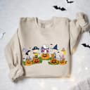 Cute Snoopy Pumpkin Halloween Sweatshirt 2 small thumbnail