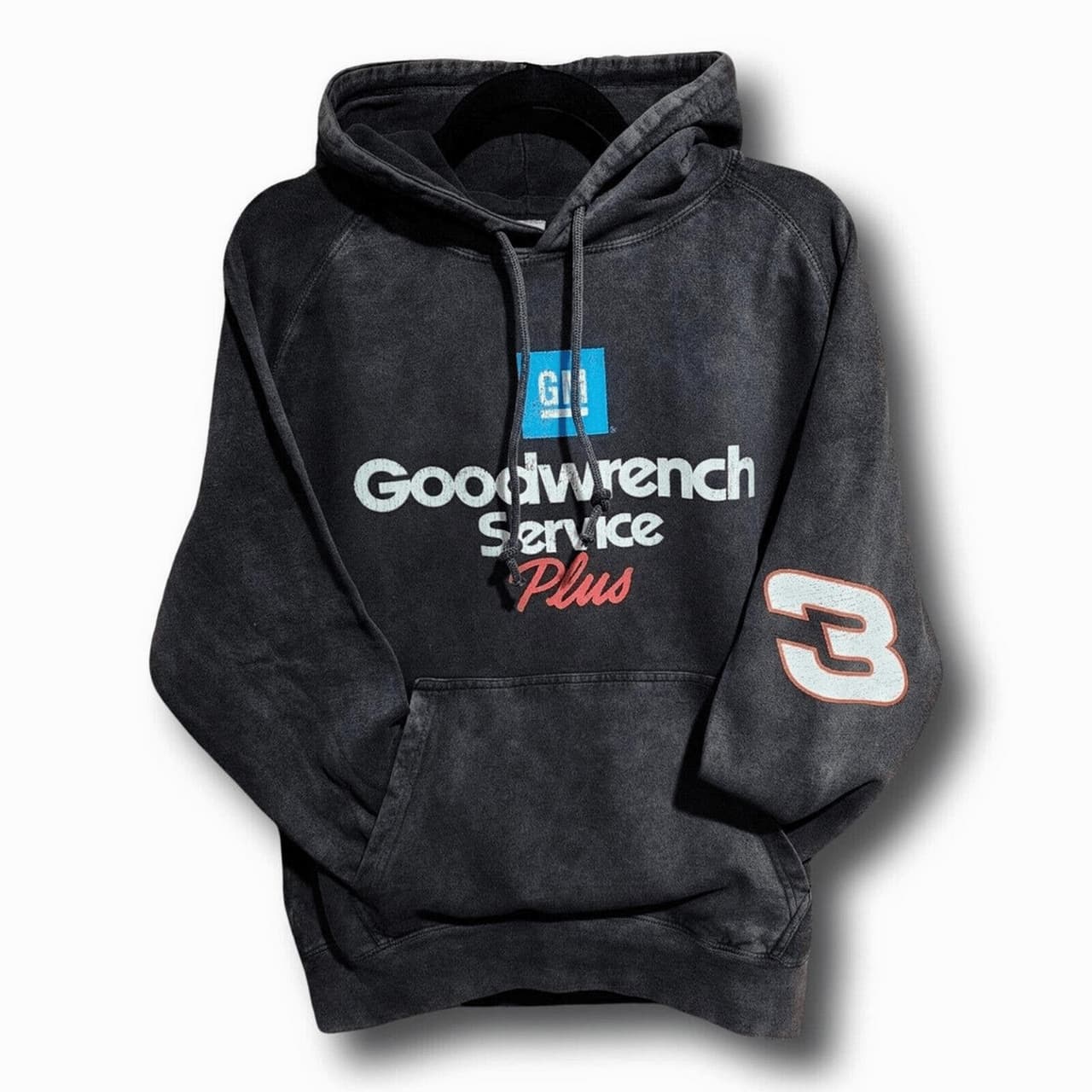Dale Earnhardt 3 Goodwrench Nascar Hoodie Estilo Vintage Desgastado – image 1, Nascar Tee, Nascar Merch, Nascar Shirt, Nascar Sweatshirt, Nascar Hoodie, Nascar Clothes