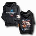 Dale Earnhardt 3 Goodwrench Nascar Hoodie Estilo Vintage Desgastado 3 small thumbnail